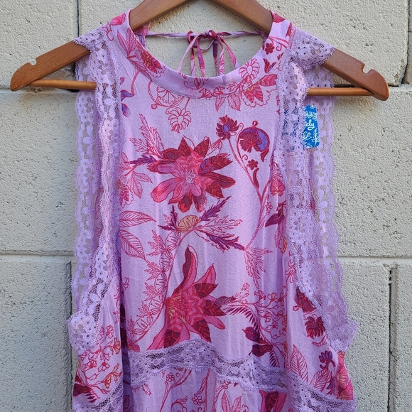 Free People | She Moves Floral Tunic Dress NEW - Picture 3 of 13